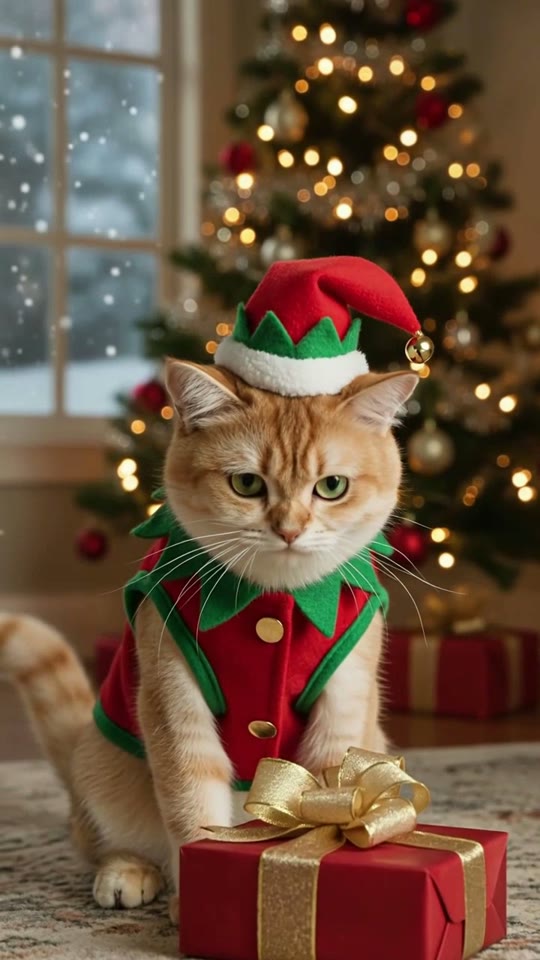 Santa's Little Helper AI pet video example